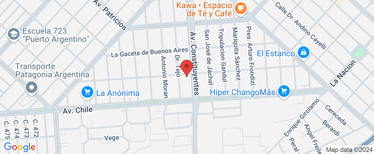 Mapa de la ubicación