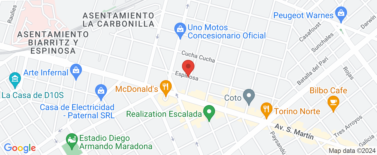 Mapa de la ubicación