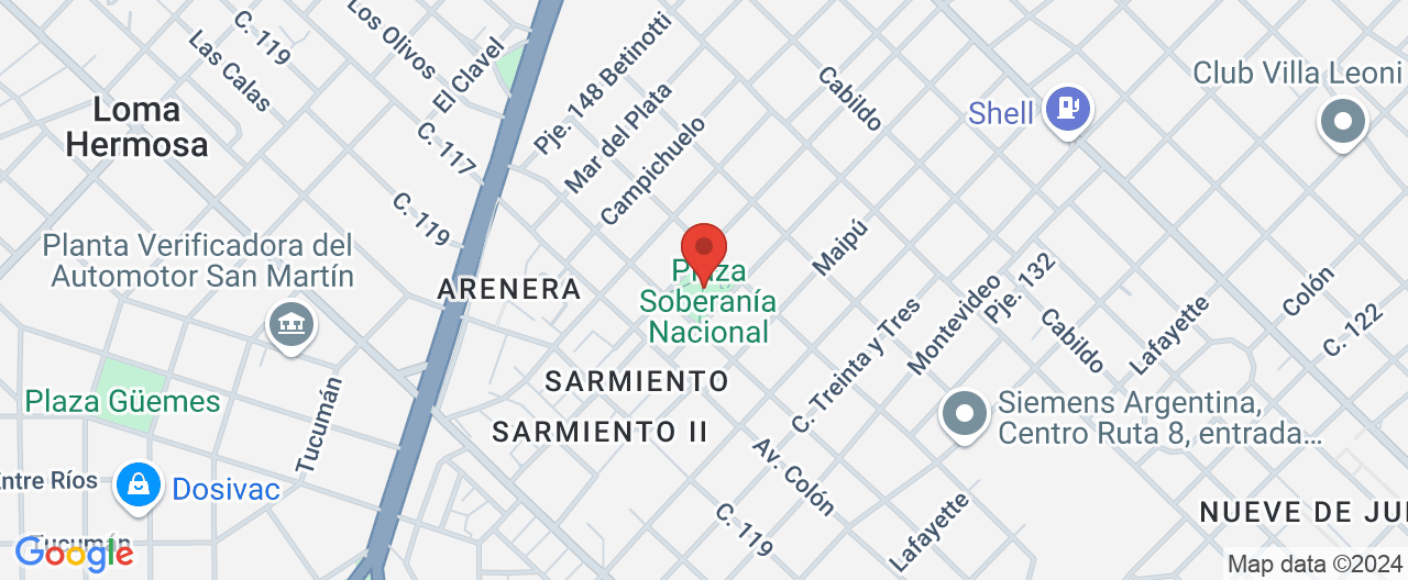 Mapa de la ubicación