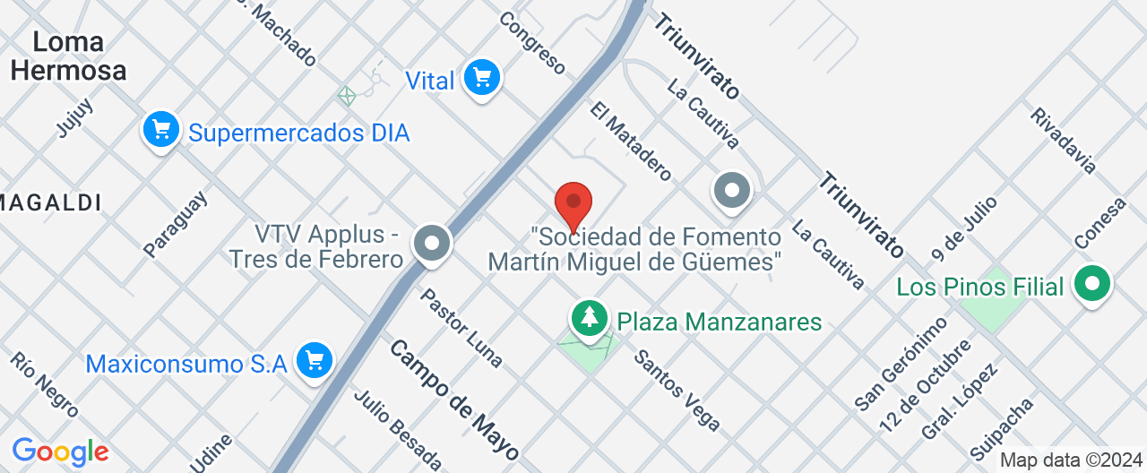Mapa de la ubicación