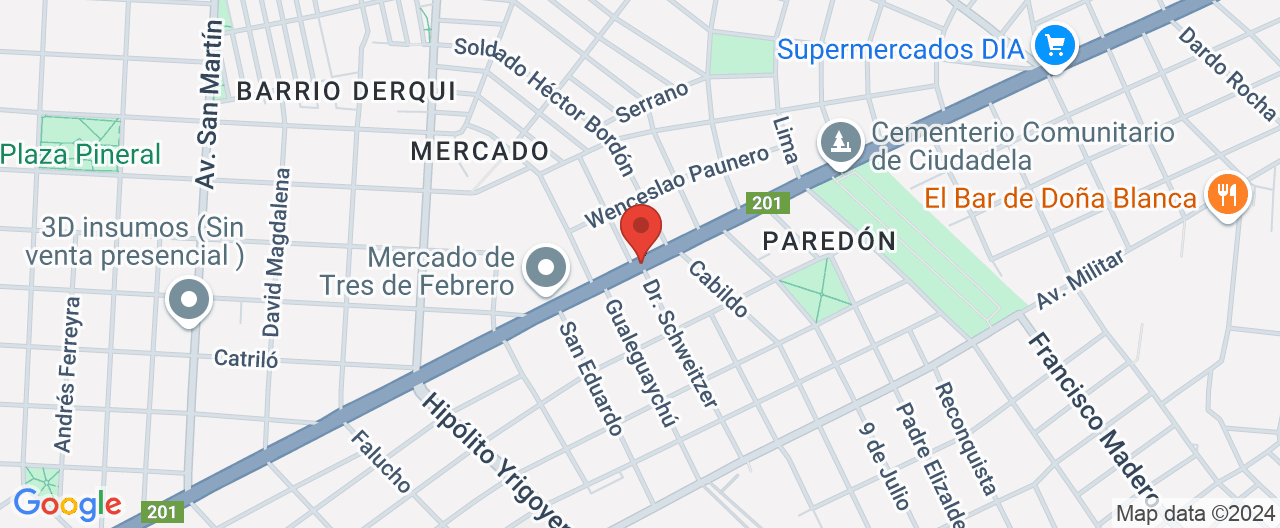 Mapa de la ubicación