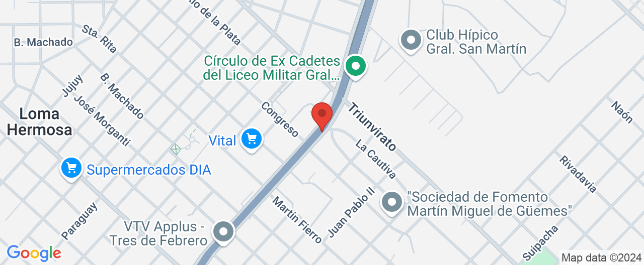 Mapa de la ubicación