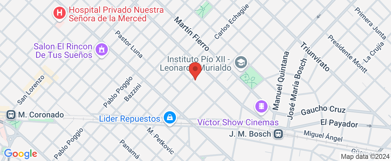 Mapa de la ubicación