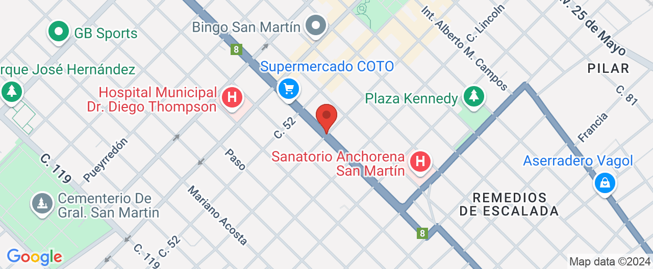 Mapa de la ubicación