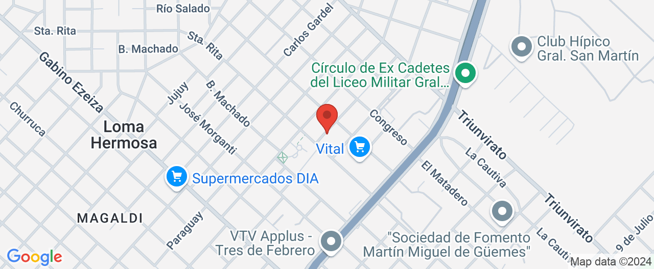 Mapa de la ubicación