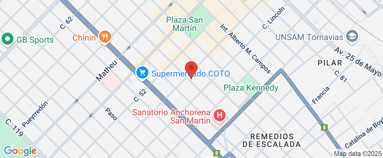 Mapa de la ubicación