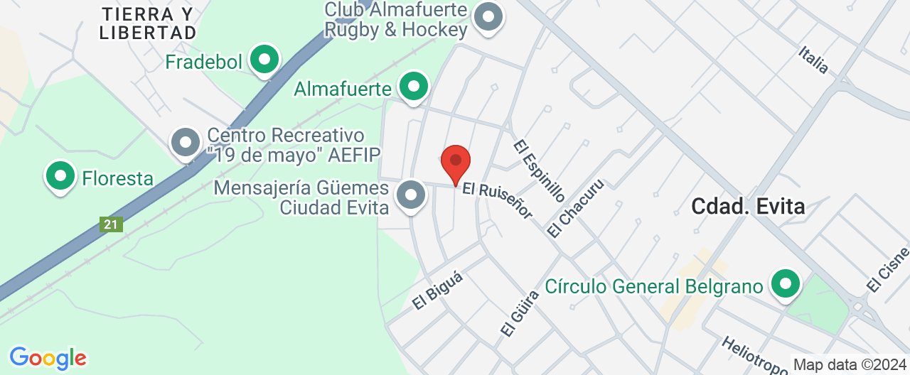 Mapa de la ubicación