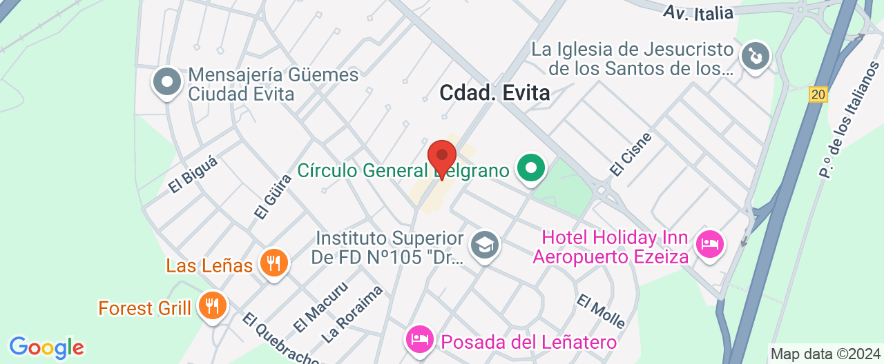Mapa de la ubicación