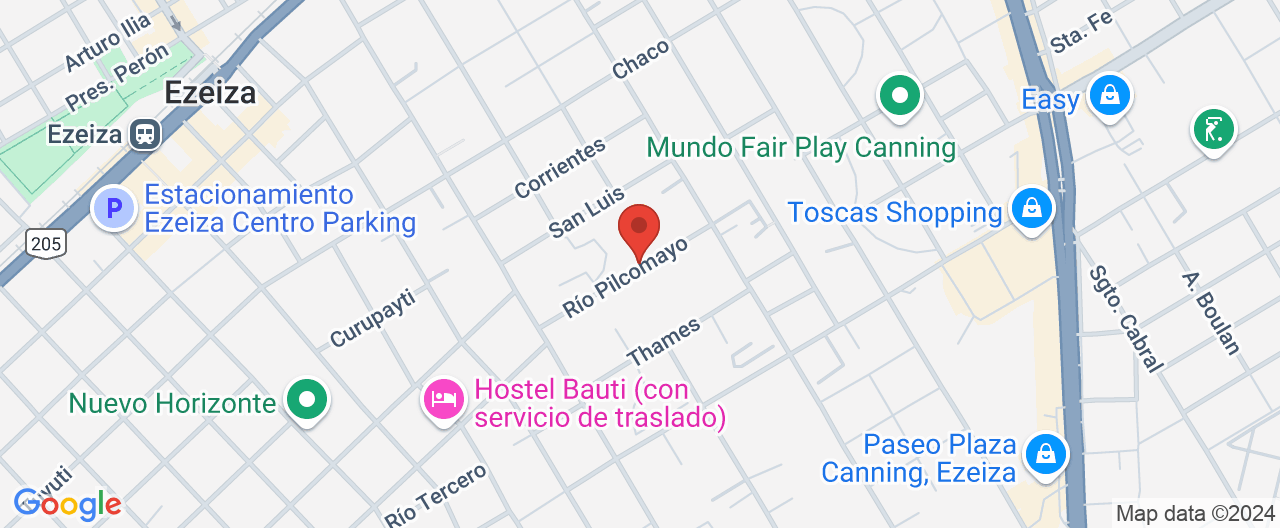 Mapa de la ubicación