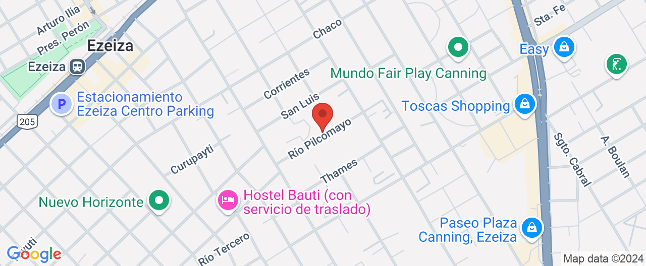 Mapa de la ubicación
