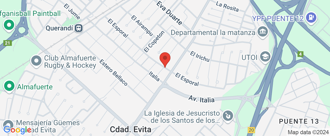 Mapa de la ubicación