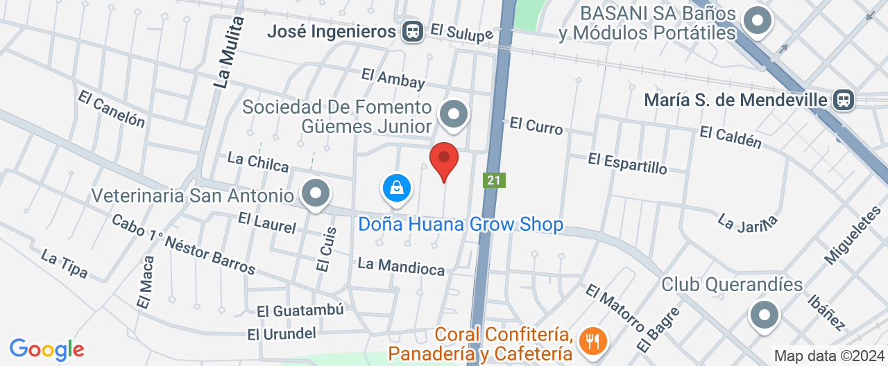 Mapa de la ubicación