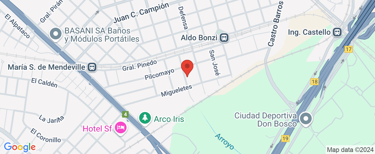 Mapa de la ubicación