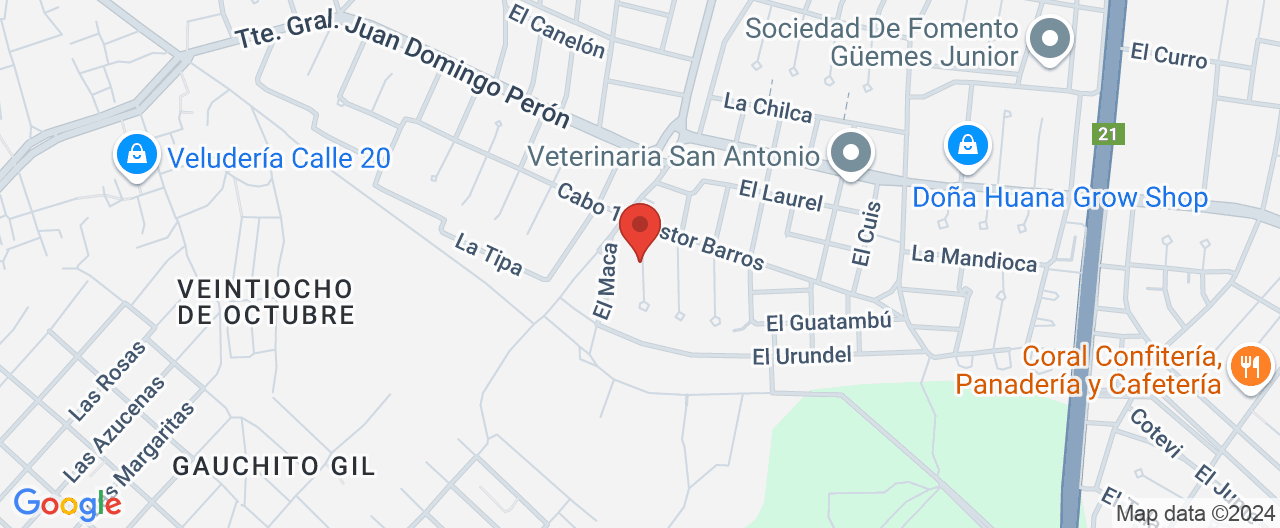 Mapa de la ubicación