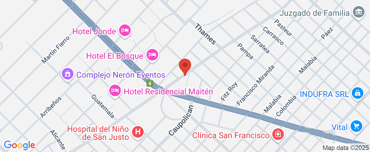 Mapa de la ubicación