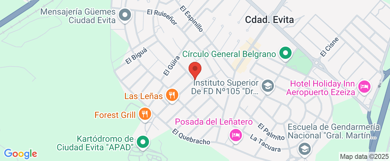 Mapa de la ubicación