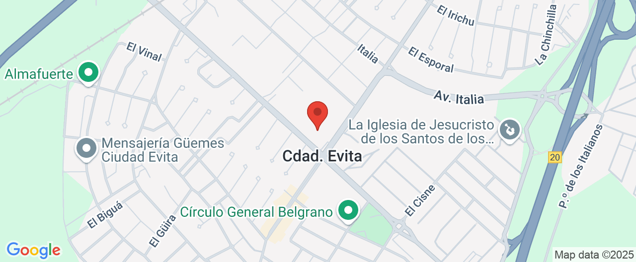 Mapa de la ubicación
