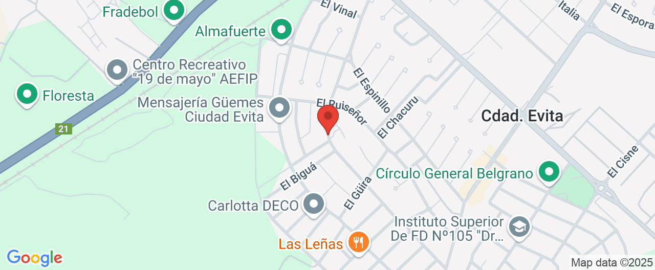 Mapa de la ubicación