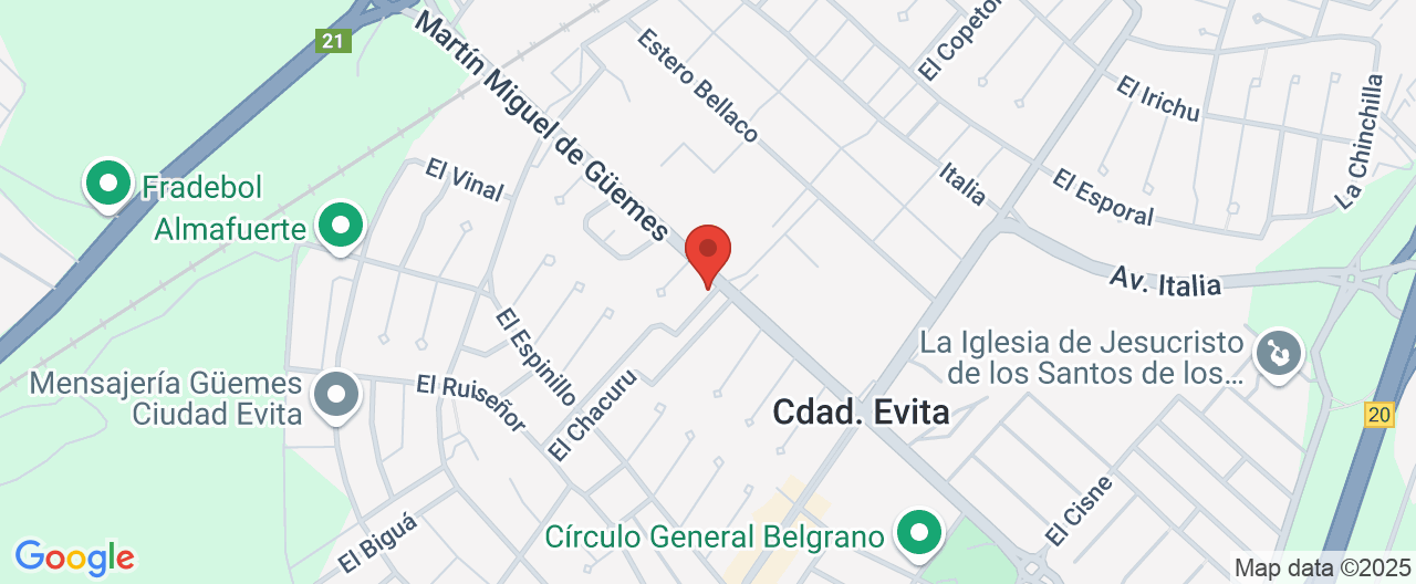 Mapa de la ubicación