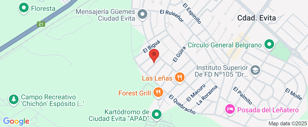 Mapa de la ubicación