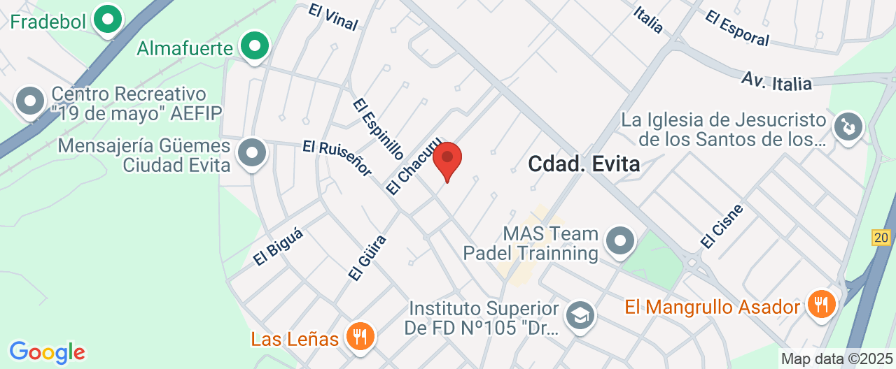 Mapa de la ubicación