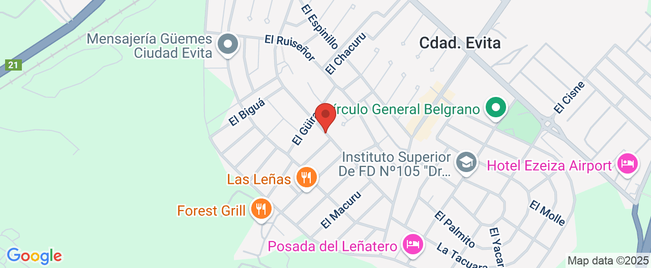 Mapa de la ubicación