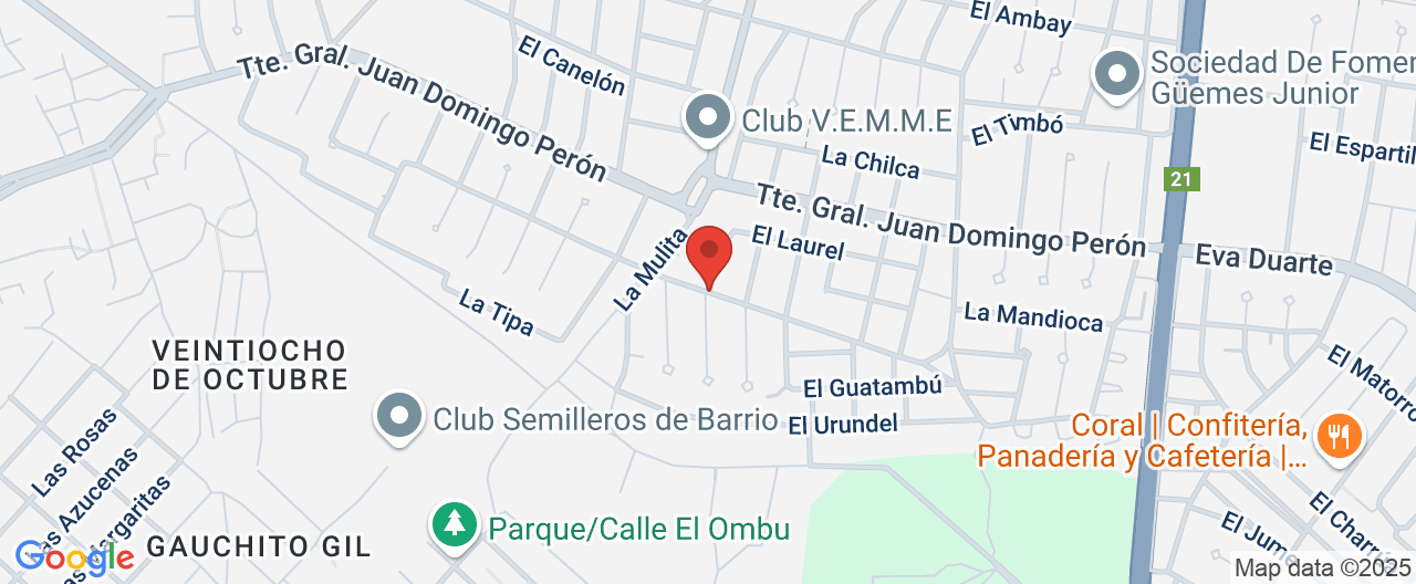 Mapa de la ubicación