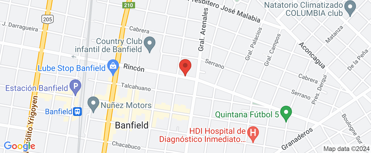 Mapa de la ubicación