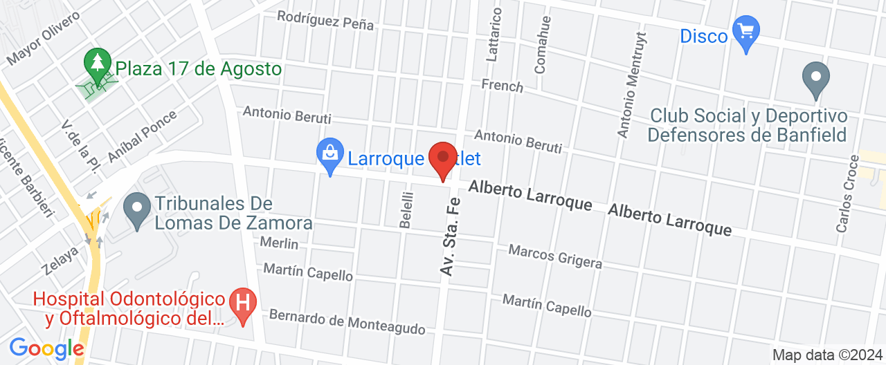 Mapa de la ubicación