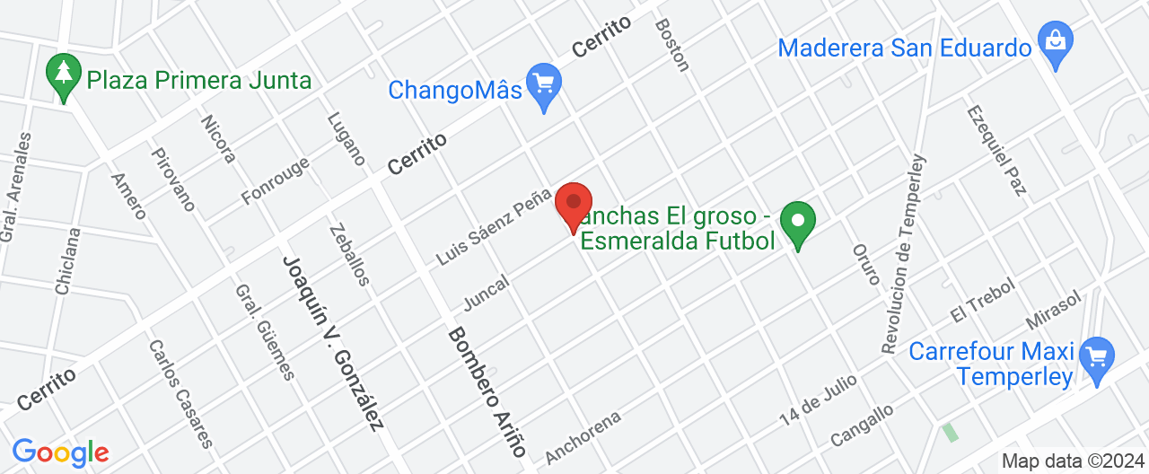 Mapa de la ubicación