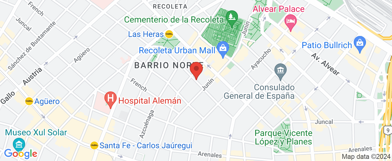 Mapa de la ubicación