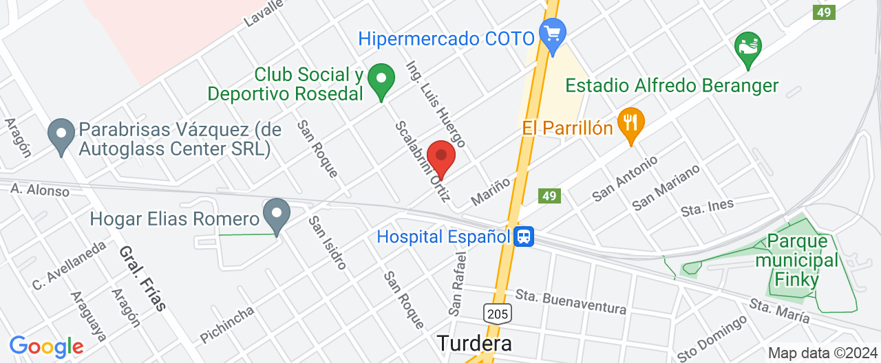 Mapa de la ubicación