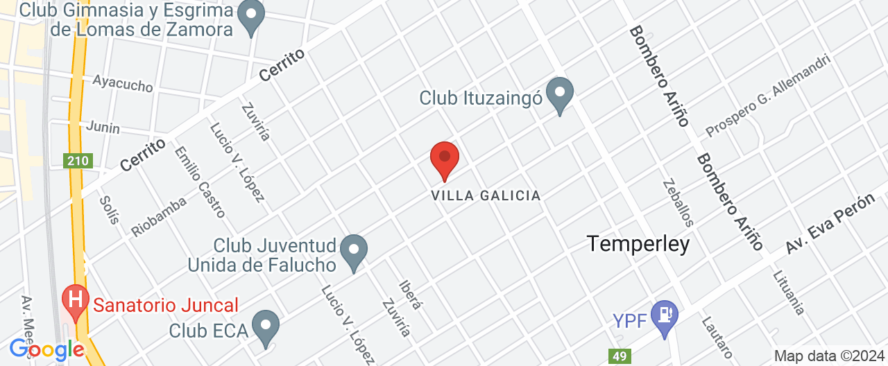 Mapa de la ubicación