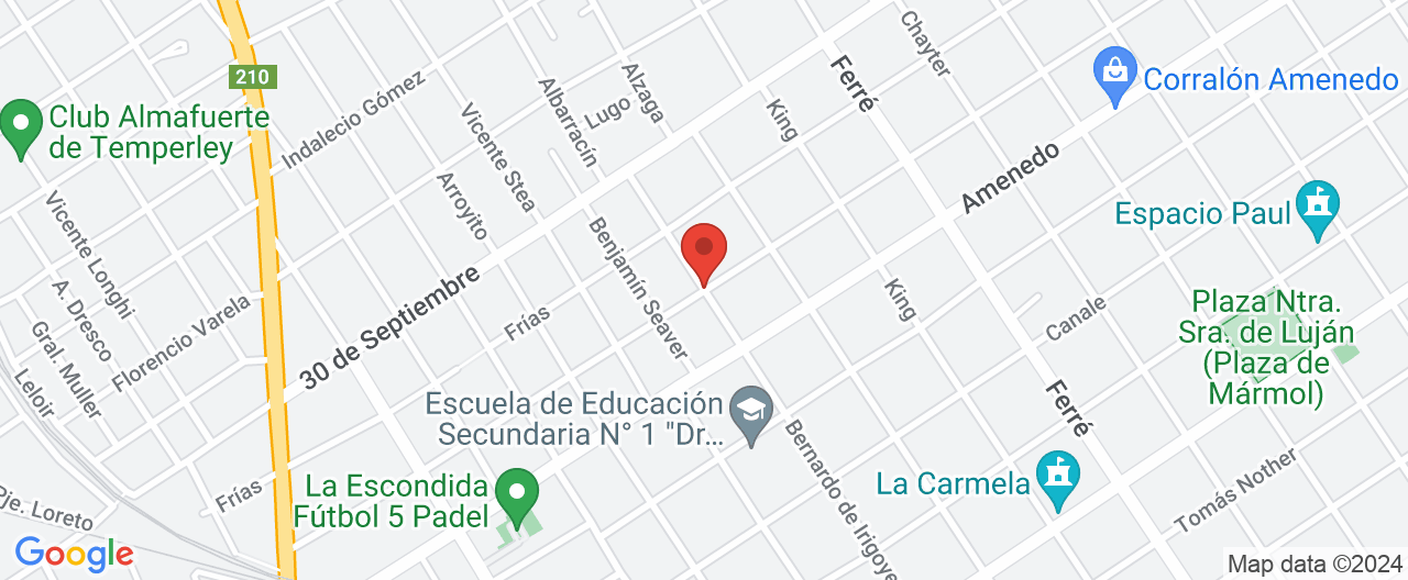 Mapa de la ubicación