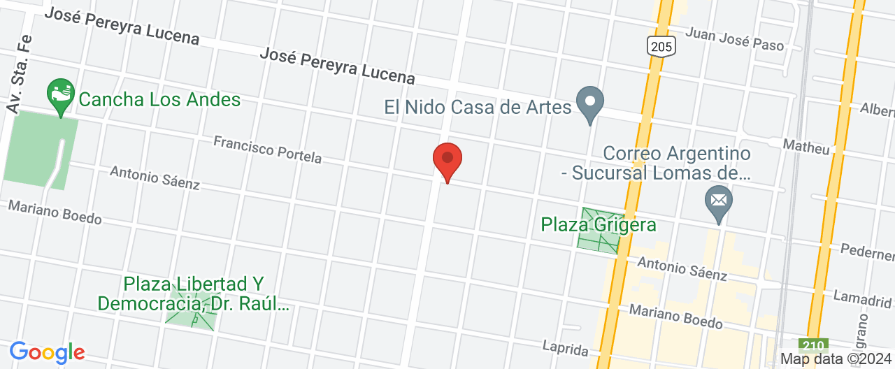 Mapa de la ubicación