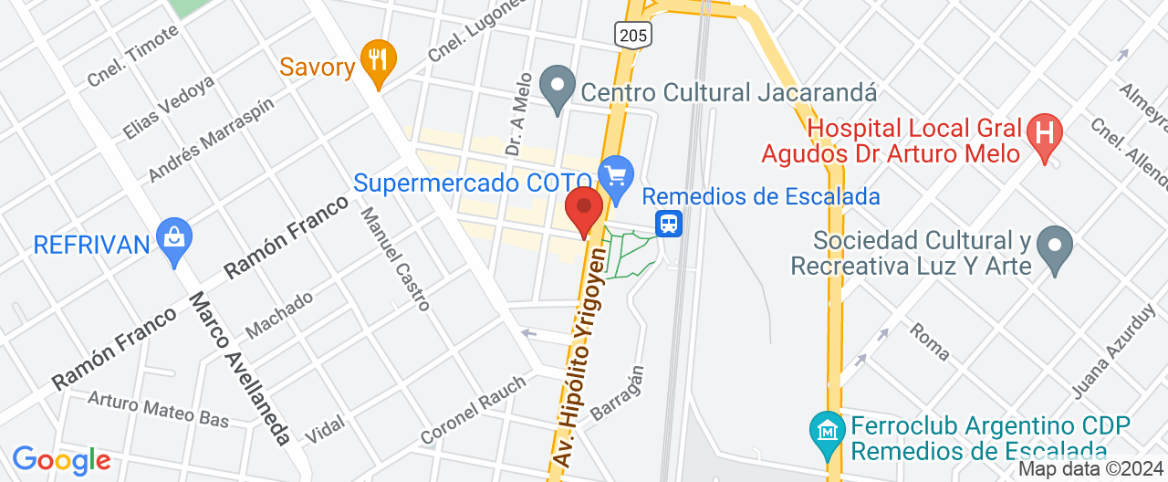 Mapa de la ubicación