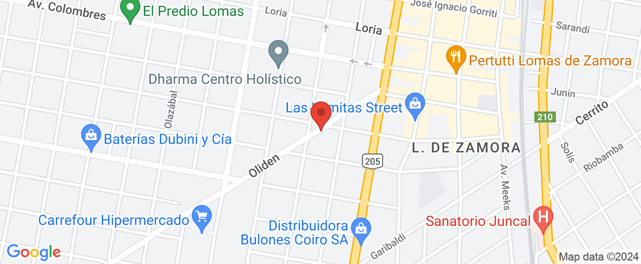 Mapa de la ubicación