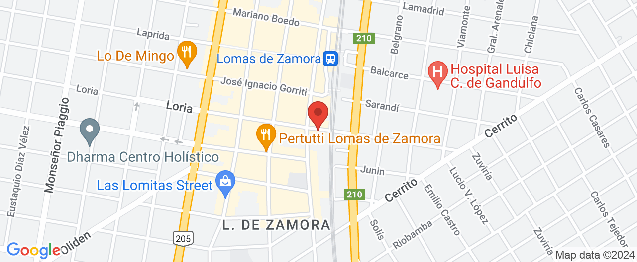 Mapa de la ubicación