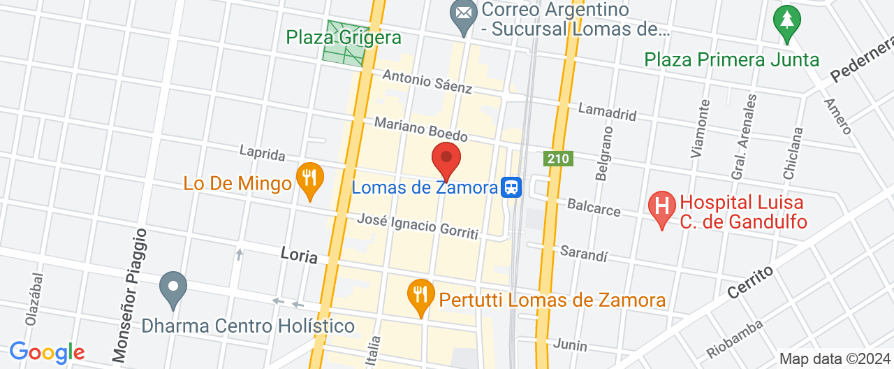 Mapa de la ubicación