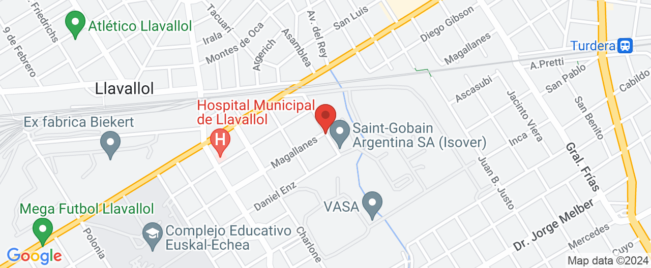 Mapa de la ubicación