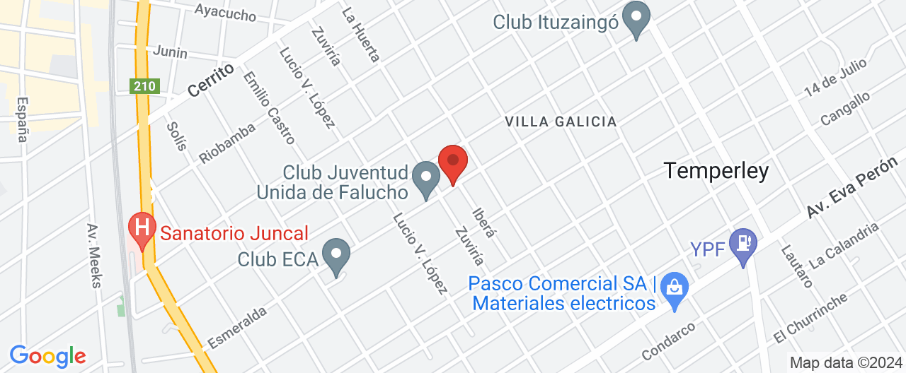 Mapa de la ubicación