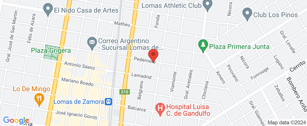 Mapa de la ubicación