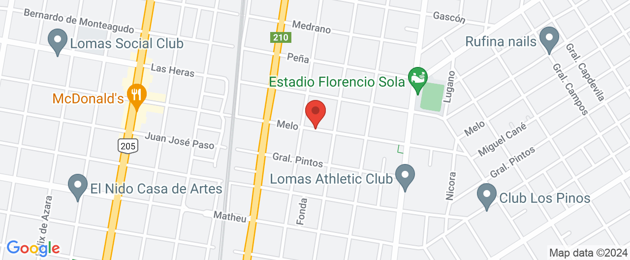 Mapa de la ubicación