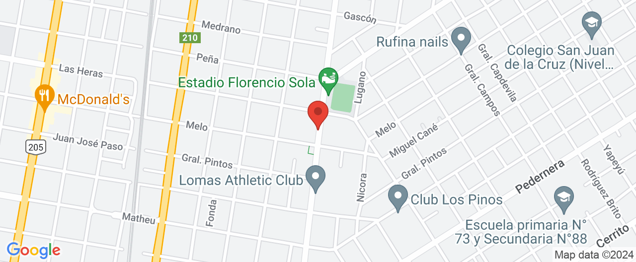 Mapa de la ubicación