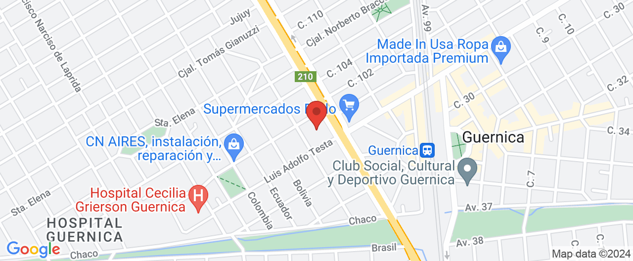 Mapa de la ubicación