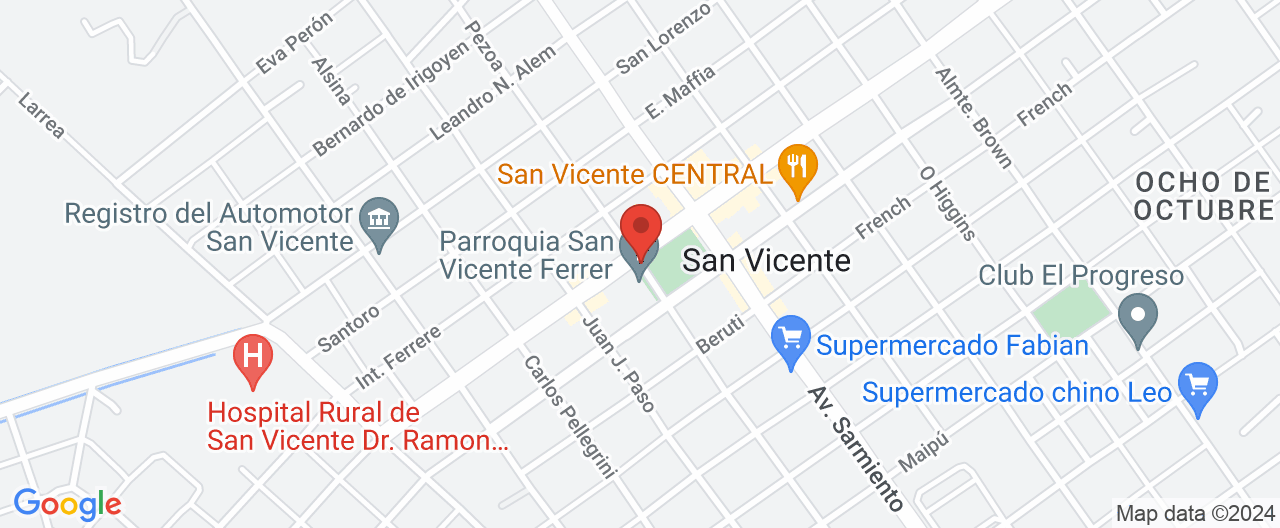 Mapa de la ubicación