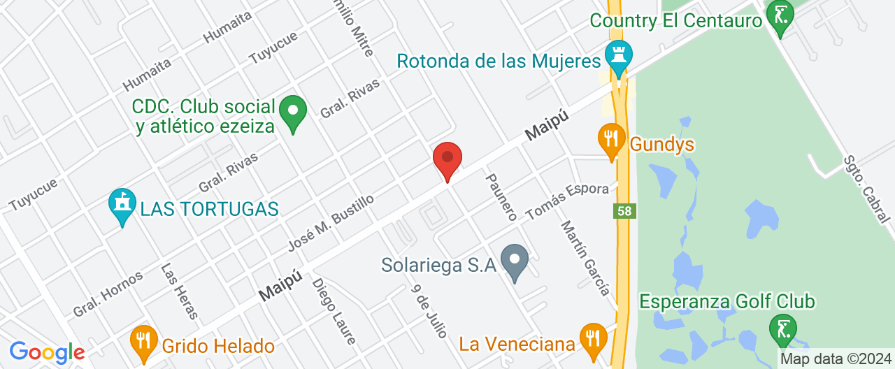 Mapa de la ubicación