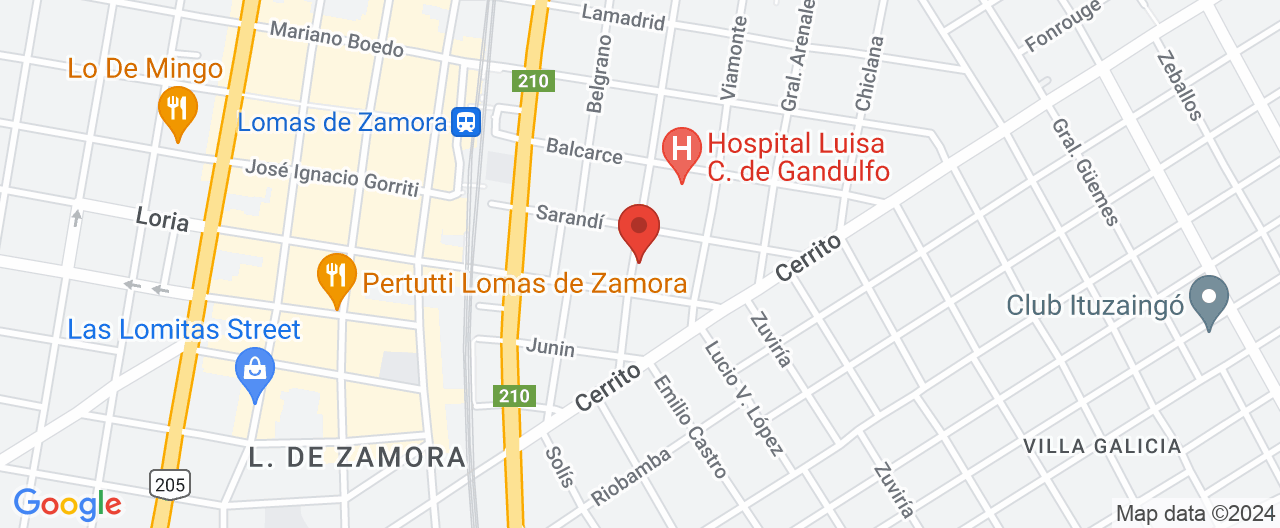 Mapa de la ubicación