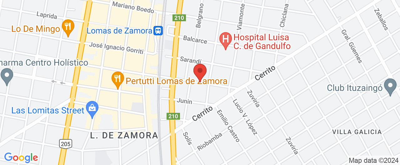 Mapa de la ubicación