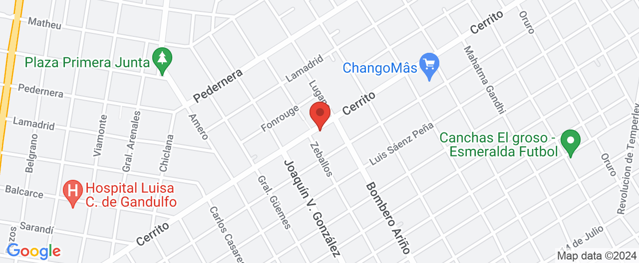 Mapa de la ubicación